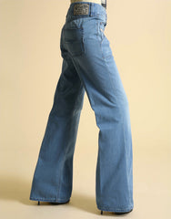Diesel Wirky Patch Pocket Wide Leg Jeans